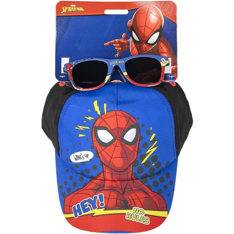 Marvel Spiderman Set Cap & Sunglasses szett gyermekeknek 3+ years Size 53 cm 1 db
