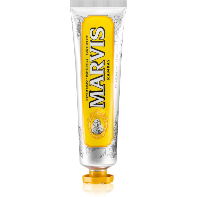 Marvis Limited Edition Rambas dantų pasta kvapas Mango + Pineapple + Peach 75 ml