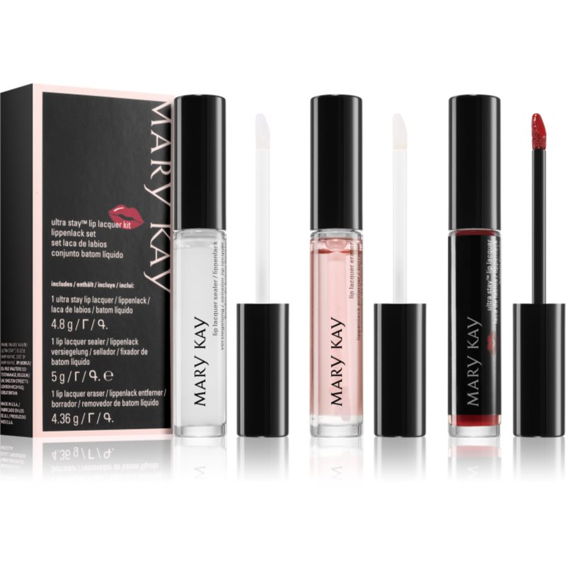 

Mary Kay Ultra Stay Lip Lacquer Kit подарунковий набір Cherry (для губ) відтінок