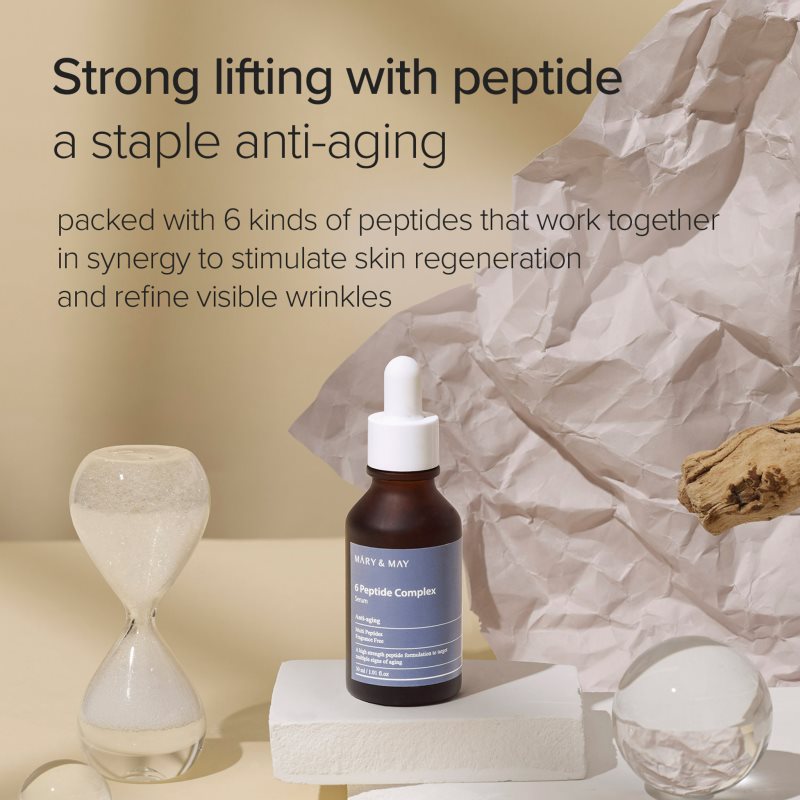 Mary&May 6 Peptide Complex intenzivně regenerační sérum s protivráskovým účinkem 30 ml (obrázek 5)