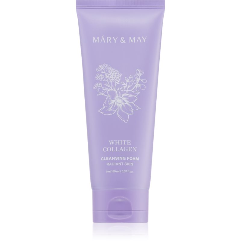 Mary&May White Collagen Cleansing Foam krémová čisticí pěna s niacinamidem 150 ml