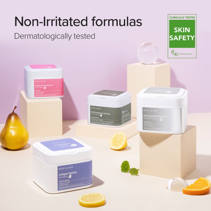 Mary&May Collagen Peptide Vital Mask sada plátýnkových masek s protivráskovým účinkem 30 ks (obrázek 7)