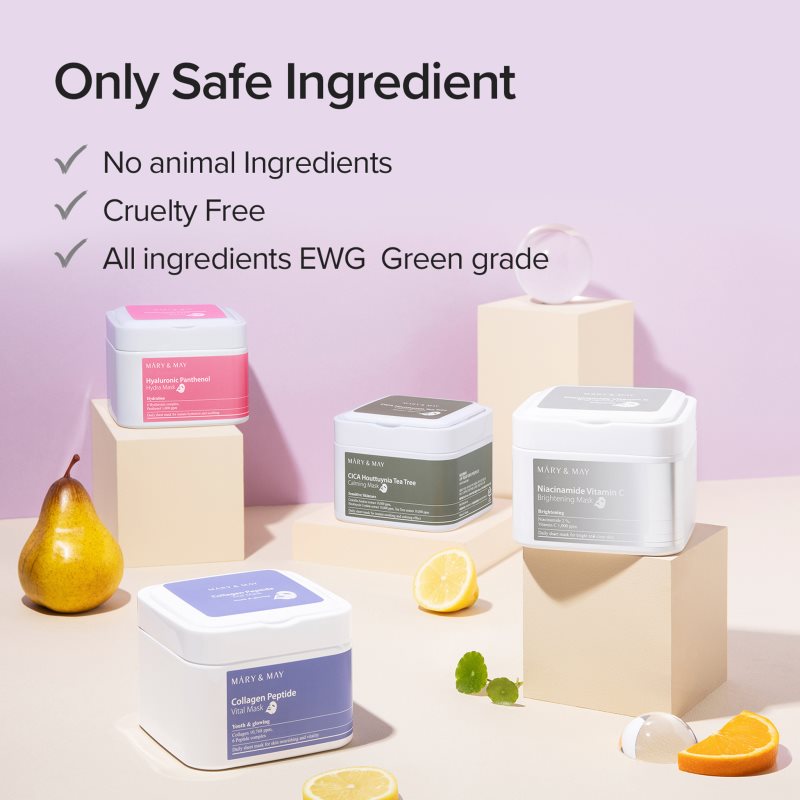 Mary&May Hyaluronic Panthenol Hydra Mask sada plátýnkových masek pro intenzivní hydrataci pleti 30 ks (obrázek 6)