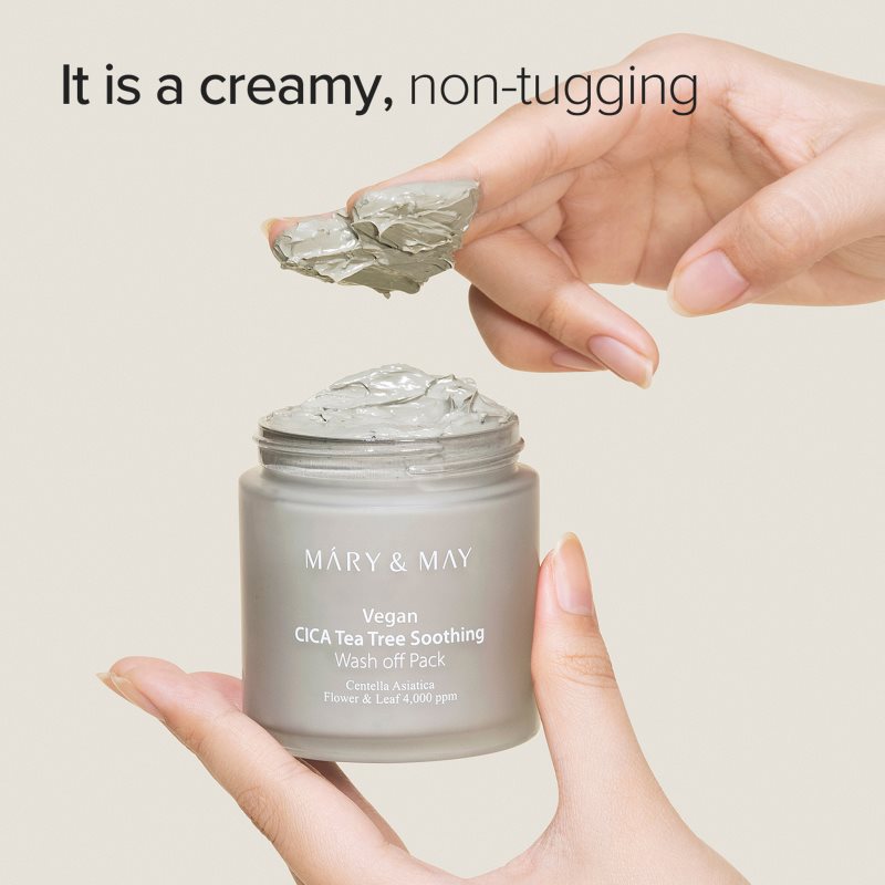 Mary&May Cica Tea Tree Soothing minerální čisticí jílová maska pro zklidnění pleti 125 g (obrázek 3)