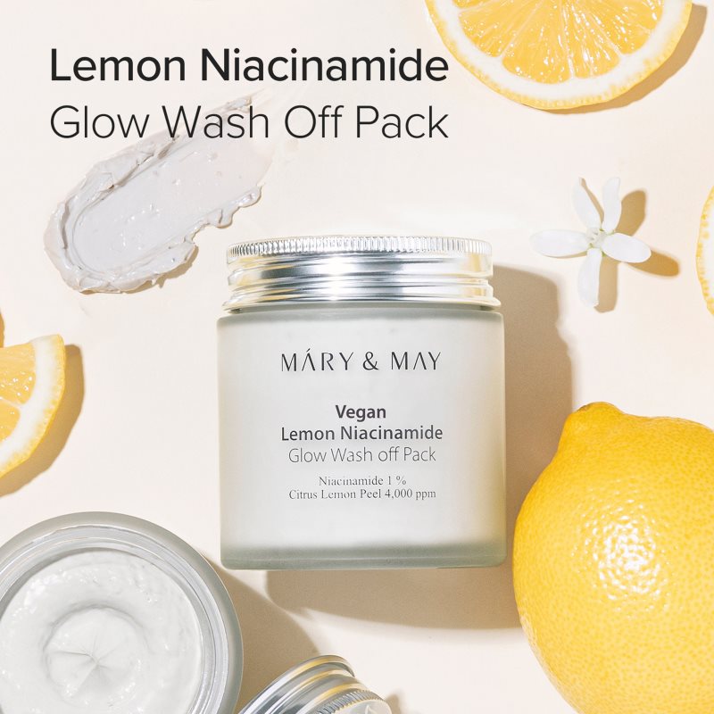 Mary&May Lemon Niacinamid hydratační a rozjasňující maska 125 g (obrázek 4)