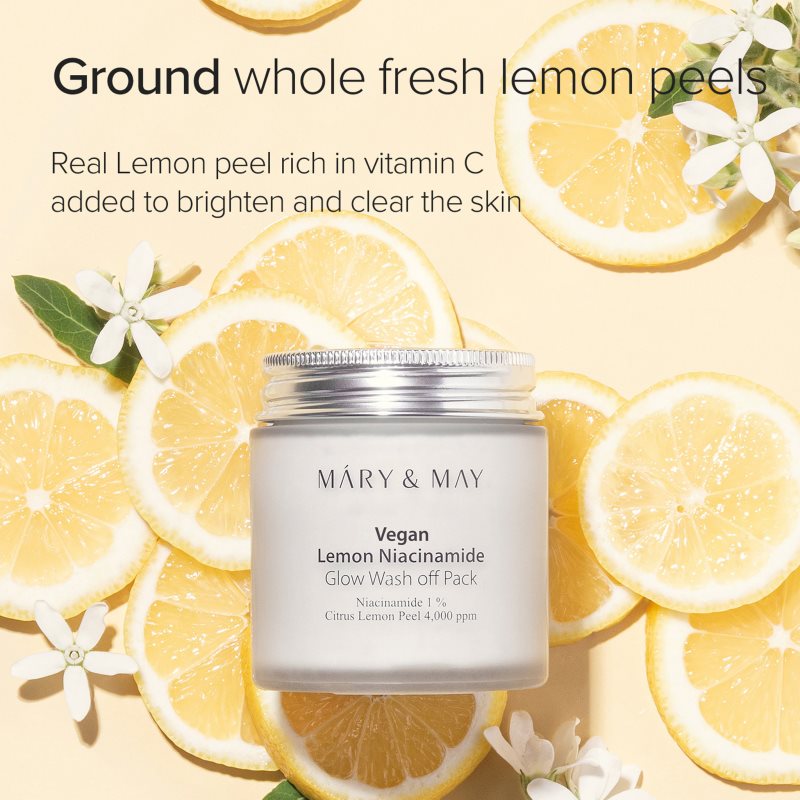 Mary&May Lemon Niacinamid hydratační a rozjasňující maska 125 g (obrázek 6)