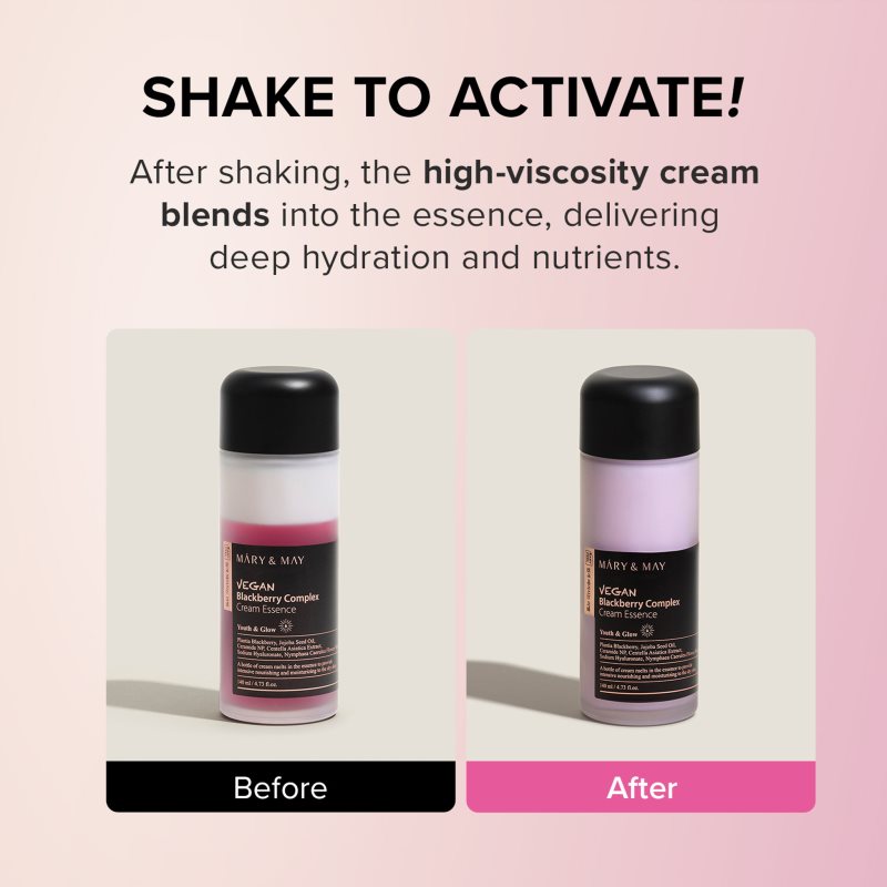 Mary&May Blackberry Complex Cream Essence koncentrovaná hydratační esence pro citlivou pleť 140 ml (obrázek 3)