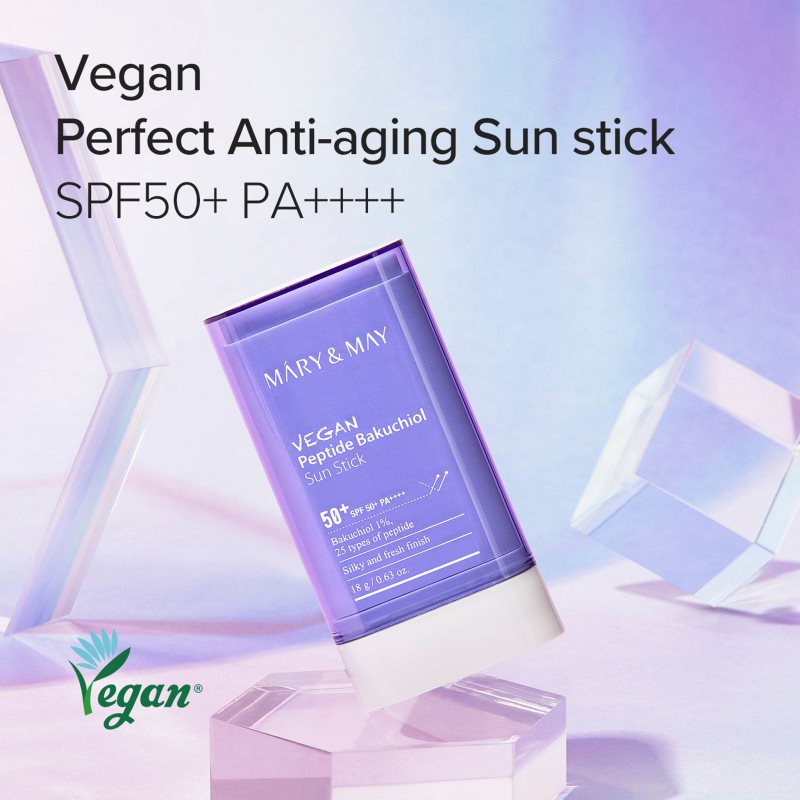 Mary&May Peptide Bakuchiol Sun Stick opalovací krém v tyčince s protivráskovým účinkem SPF 50+ 18 g (obrázek 8)