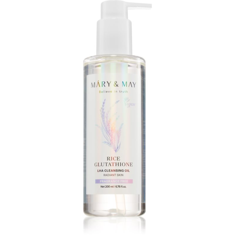 Mary&May Rice Glutathione LHA Cleansing Oil jemný čistiaci olej s exfoliačným účinkom 200 ml