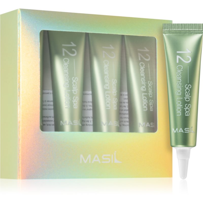 MASIL 12 Scalp Spa очищуючий бальзам для здорової шкіри голови 4x15 мл
