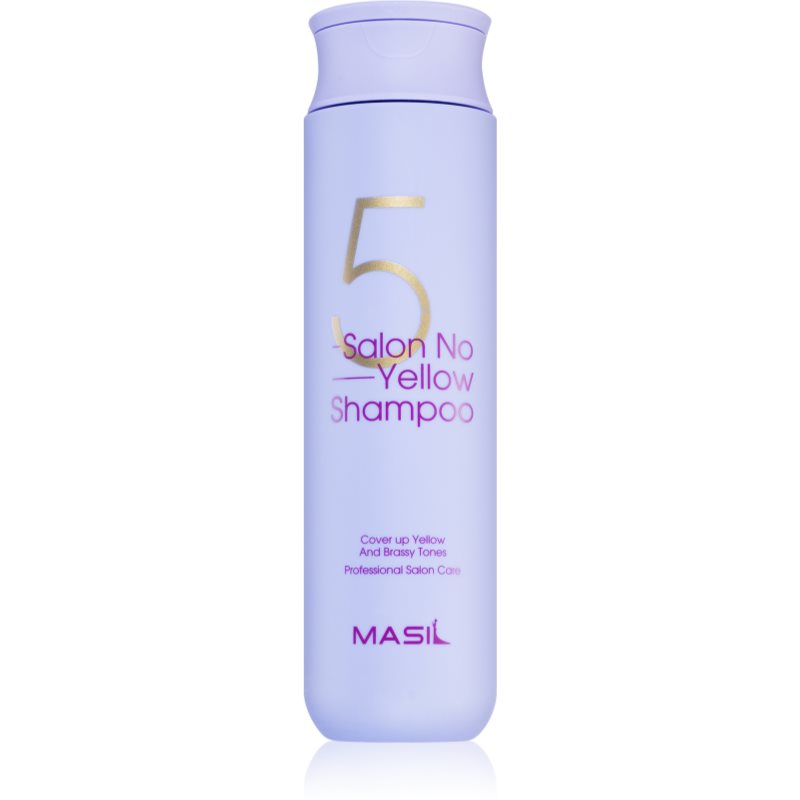 E-shop MASIL 5 Salon No Yellow fialový šampon neutralizující žluté tóny 300 ml