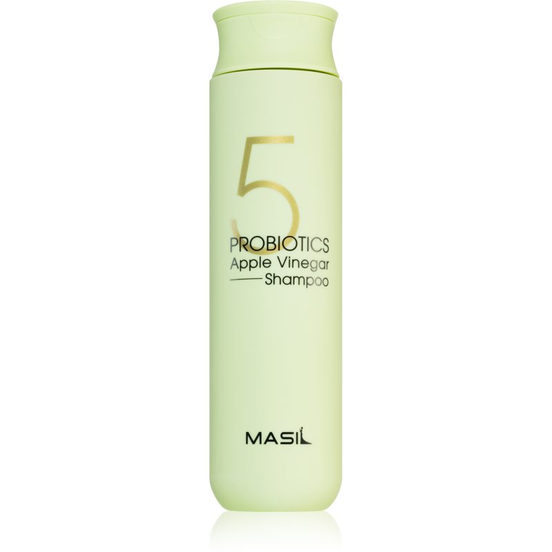 MASIL 5 Probiotics Apple Vinegar hĺbkovo čistiaci šampón na vlasy a vlasovú pokožku 300 ml