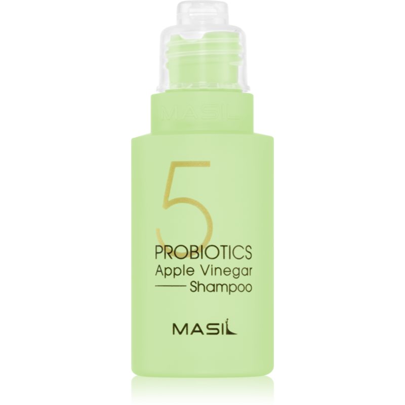 MASIL 5 Probiotics Apple Vinegar шампунь для глибокого очищення для волосся та шкіри голови 50 мл