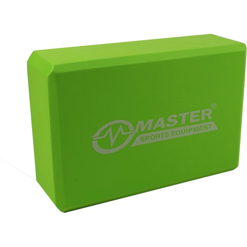 Master Sport Master Yoga jógatégla szín Green (23 × 15 × 7,5 cm) 1 db