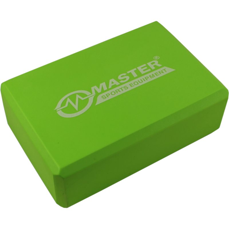 Master Sport Master Yoga блок для йоги колір Green (23 × 15 × 7,5 Cm) 1 кс