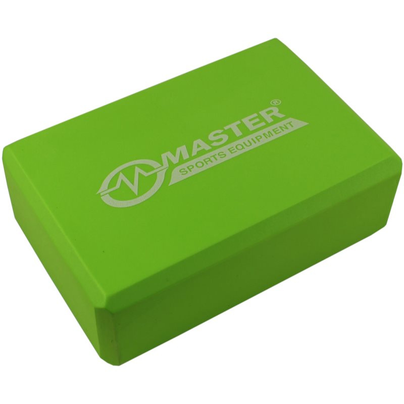 Master Sport Master Yoga Bloc De Yoga Teinte/couleur Green (23 × 15 × 7,5 Cm) 1 Pcs