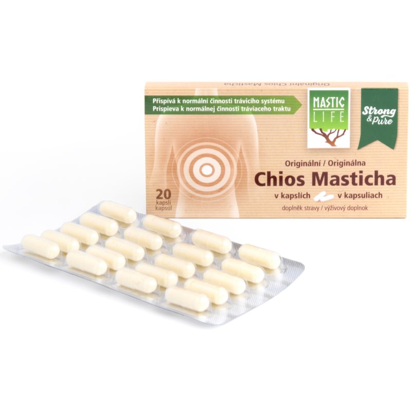 Masticlife Chios Masticha výživový doplnok na podporu trávenia 20 ks
