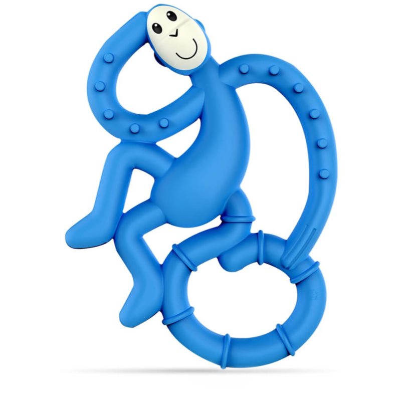 Matchstick Monkey Mini Monkey Teether прорізувач з антимікробним компонентом Blue 1 кс