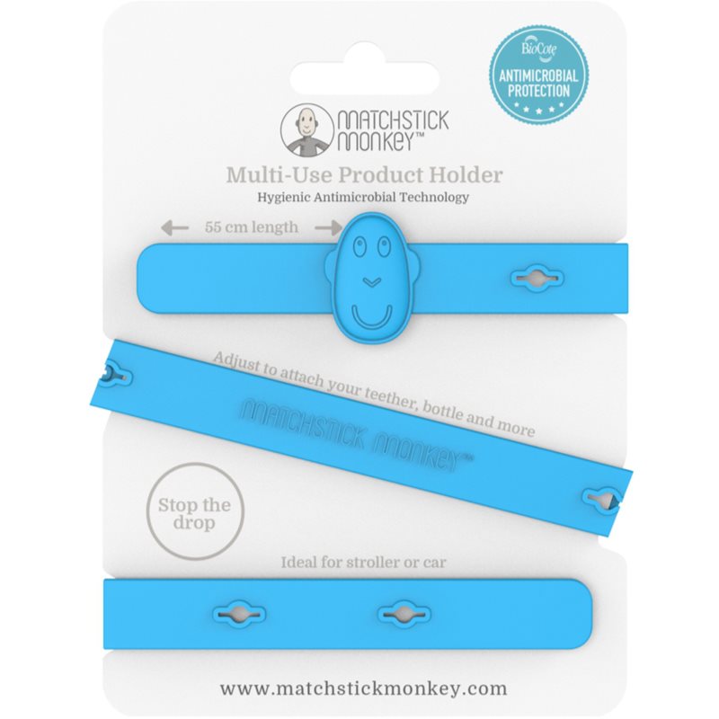 Matchstick Monkey Multi-Use Product Holder Multi-purpose Clip Blue 1 Pc