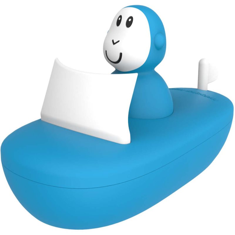 Matchstick Monkey Endless Bathtime Fun Boat Set bath toy Blue 2 pc
