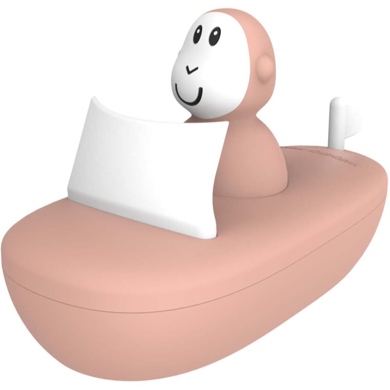 Matchstick Monkey Endless Bathtime Fun Boat Set Wasserspielzeug Dusty Pink 2 St.