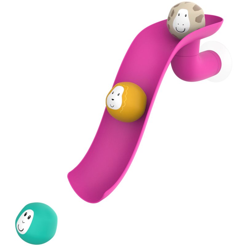 Matchstick Monkey Endless Bathtime Fun Slide Set toy set for the bath Pink 1 pc
