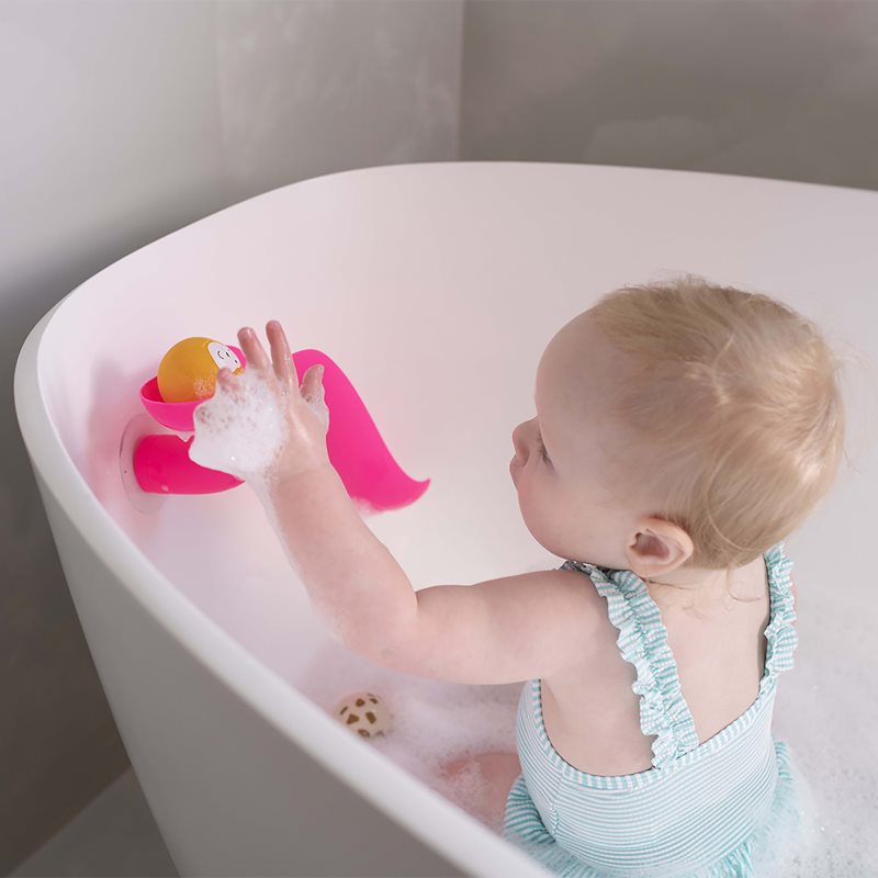 Matchstick Monkey Endless Bathtime Fun Slide Set Toy Set For The Bath Pink 1 Pc