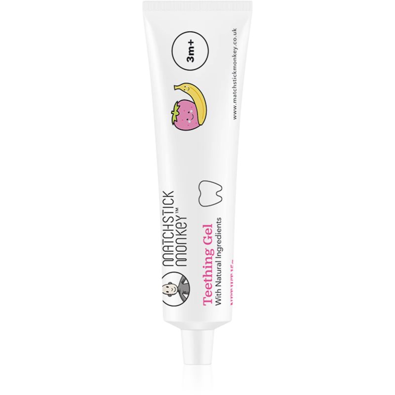 Matchstick Monkey Teething Gel 3m+ chladivý gel na zuby 15 g
