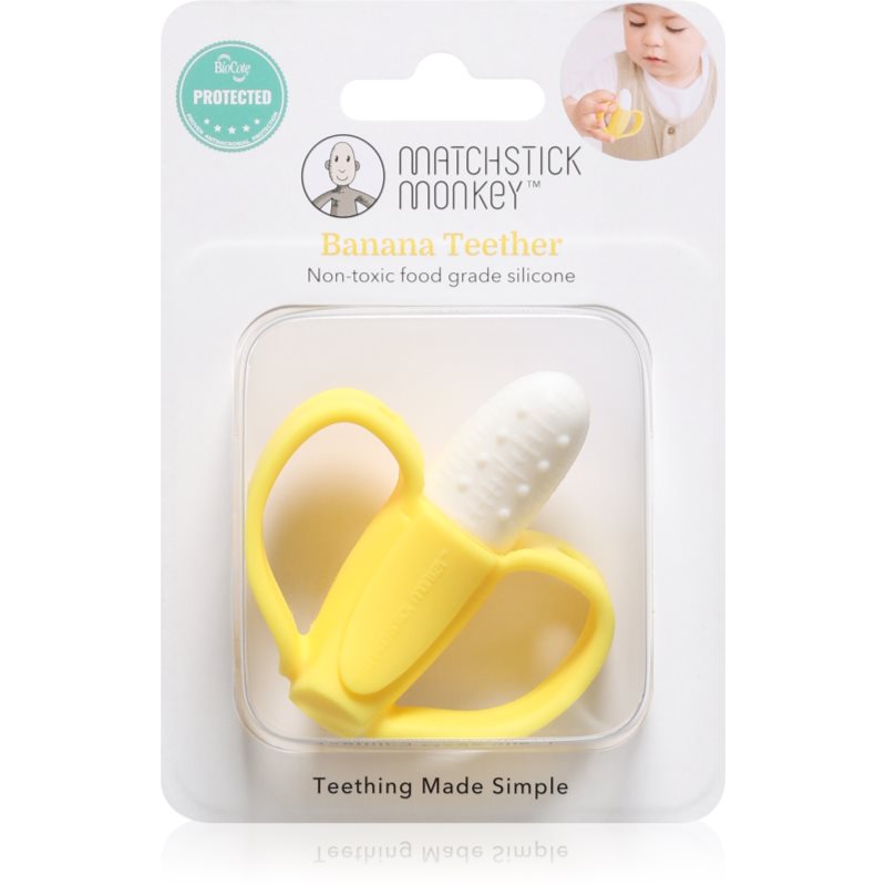 Matchstick Monkey Banana Teether dentaruolo 3m+ 1 pz