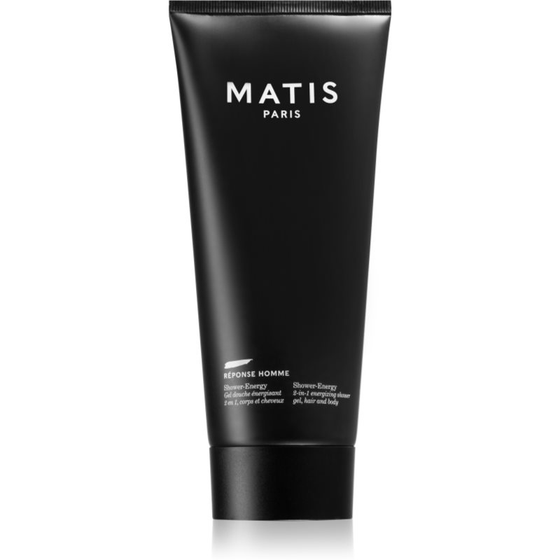MATIS Paris Réponse Homme Shower-Energy dušo želė ir šampūnas „du viename“ vyrams 200 ml