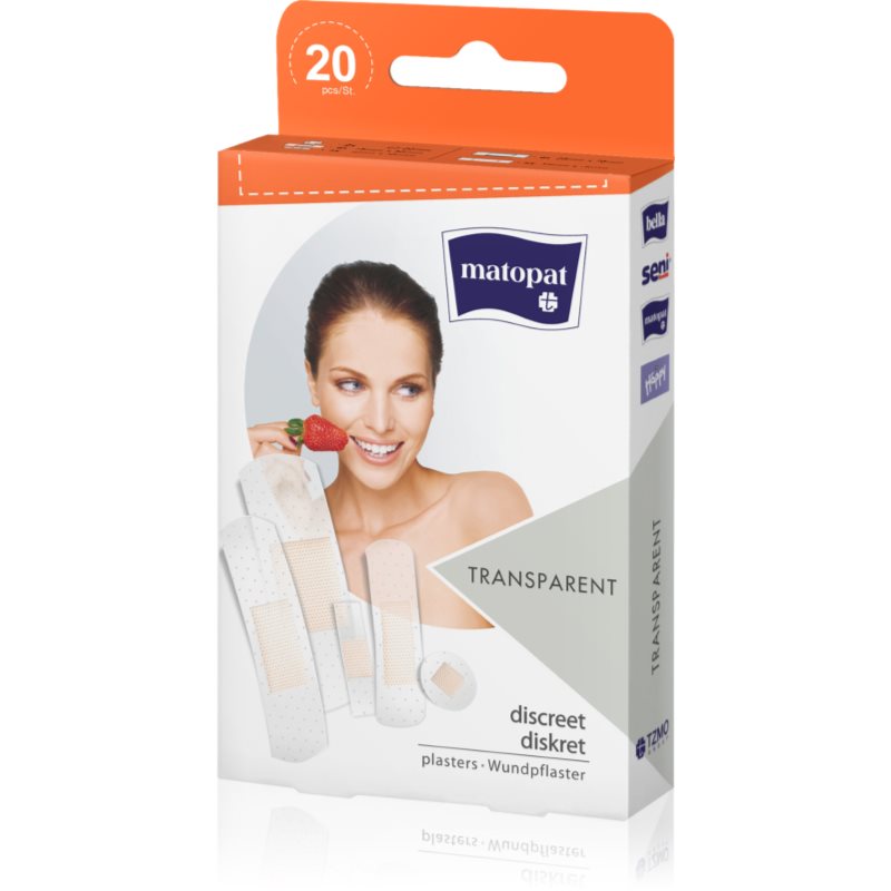 MATOPAT Transparent набір пластирів 20 кс