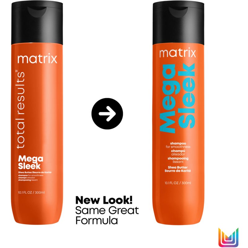 Matrix Mega Sleek шампунь для неслухняного та кучерявого волосся 300 мл