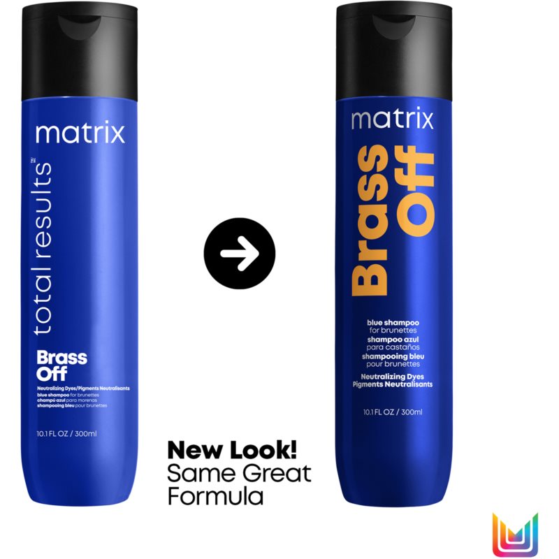 Matrix Brass Off шампунь для нейтралізації мідних тонів волосся 300 мл