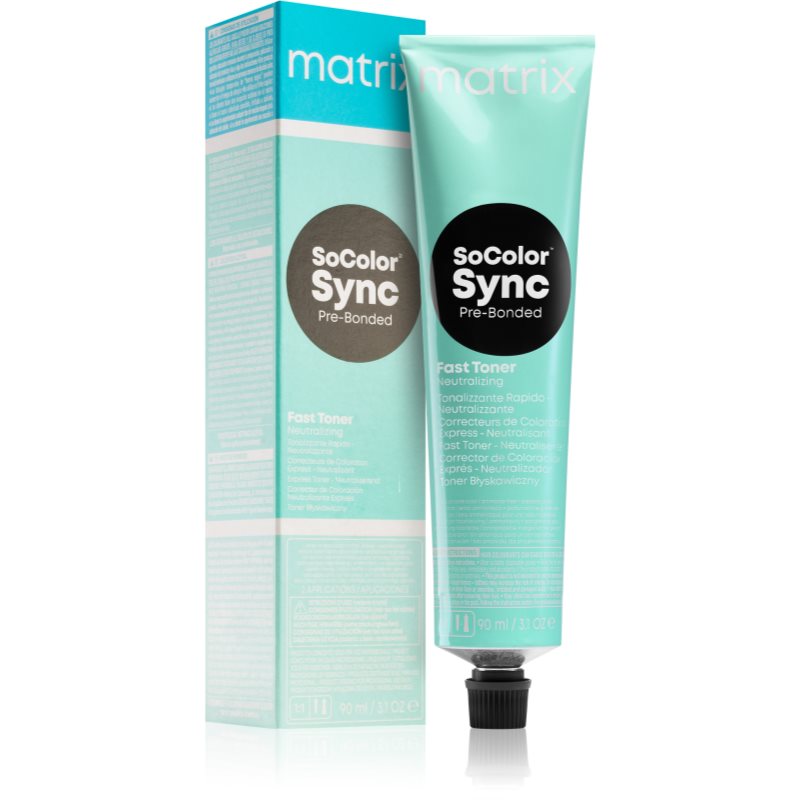 Matrix SoColor Sync Pre-Bonded Fast Toner Neutralizing fast toner for Hair Shade Anti Red 90 ml
