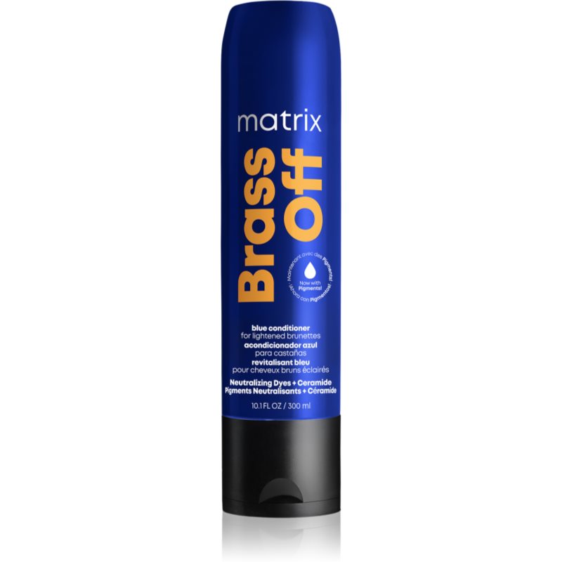 Matrix Brass Off après-shampoing nourrissant neutralisant les reflets cuivrés 300 ml female