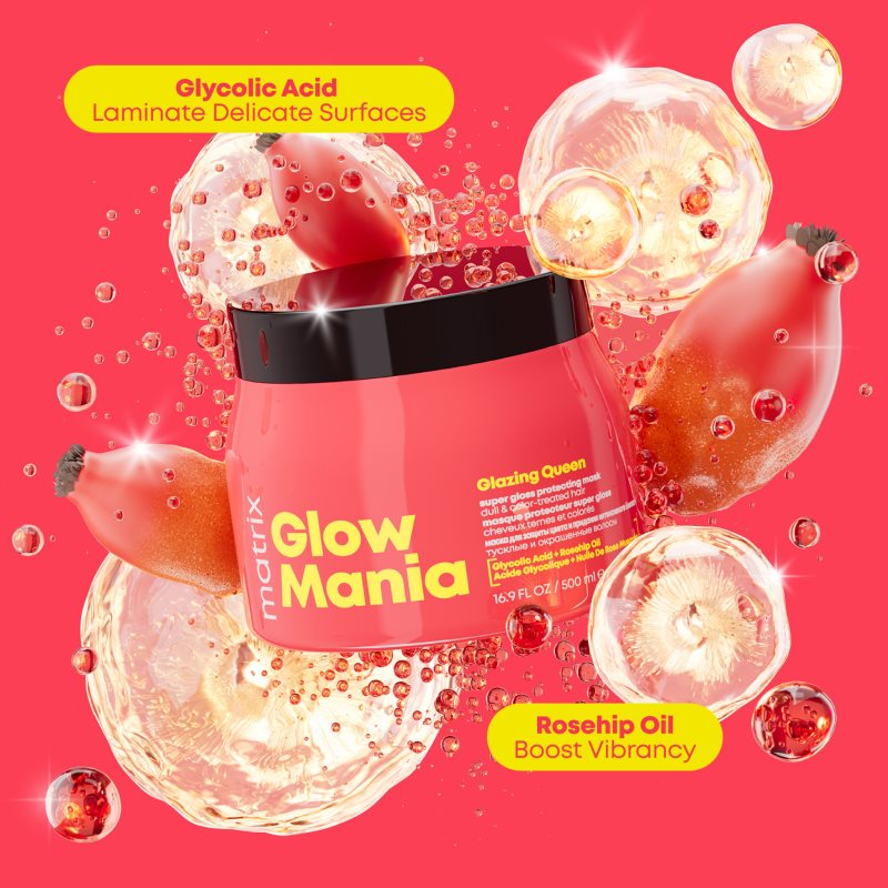 Matrix Glow Mania maska za obojenu kosu 500 ml