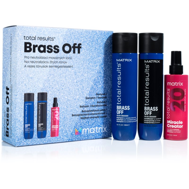 

Matrix Total Results Brass off подарунковий набір