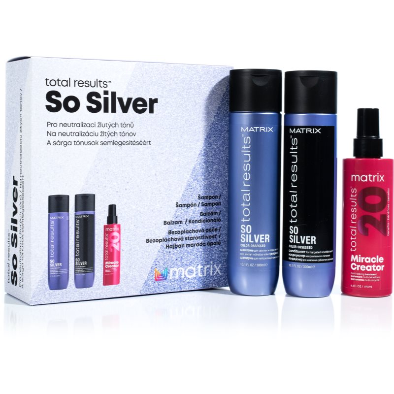 Matrix Total Results So Silver Presentförpackning (för blont hår) female