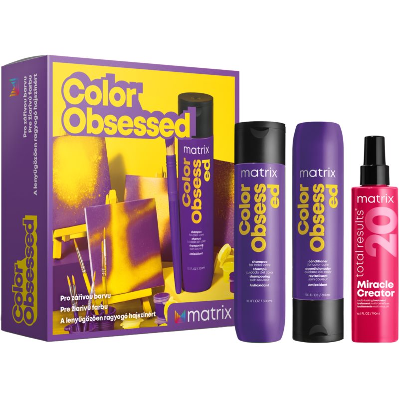 Matrix Color Obsessed darilni set (za barvane lase)