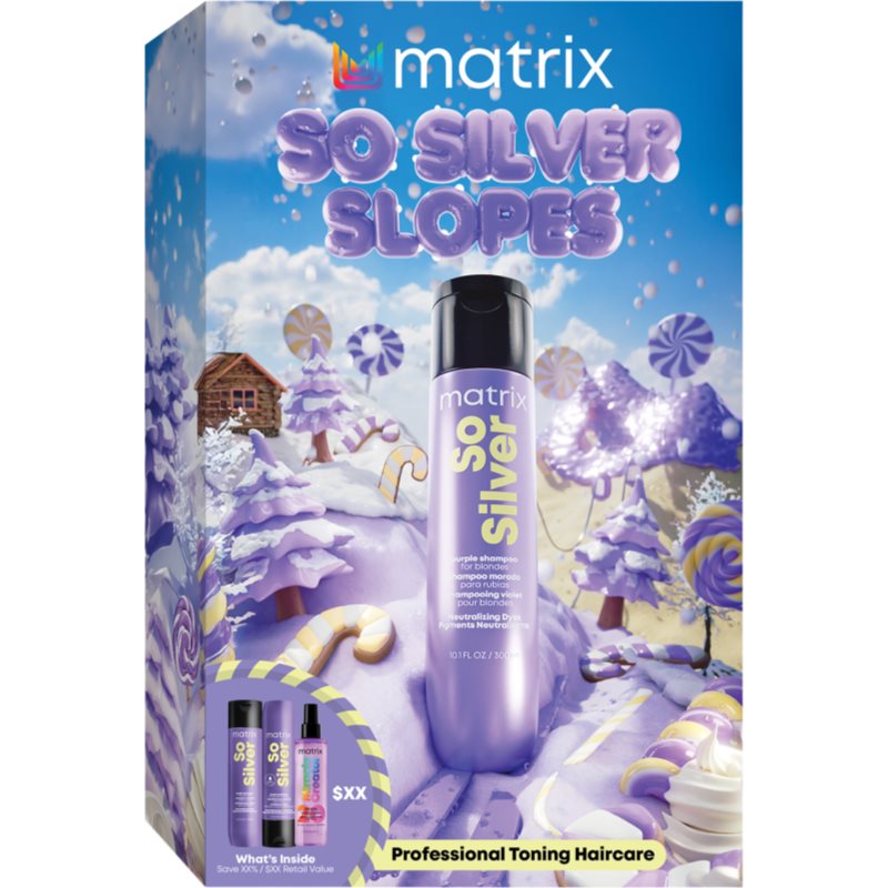 Matrix So Silver gift set neutralising yellow tones