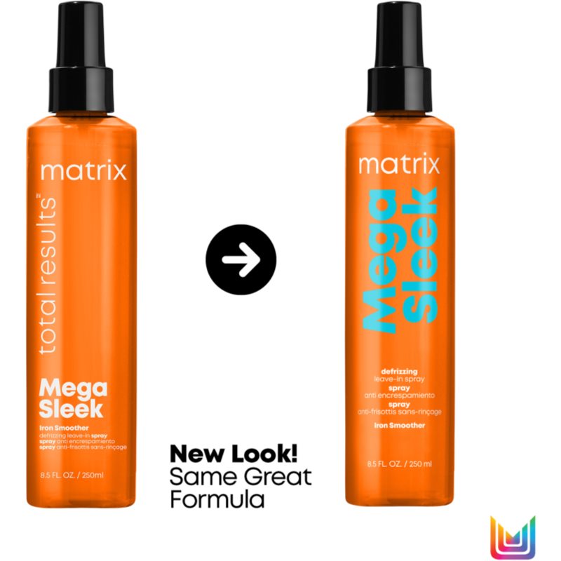 Matrix Mega Sleek Leave-in Spray To Treat Frizz 250 Ml