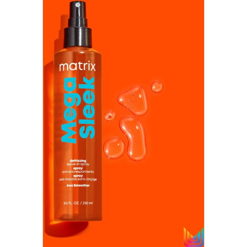 Matrix Mega Sleek Leave-in Spray To Treat Frizz 250 Ml