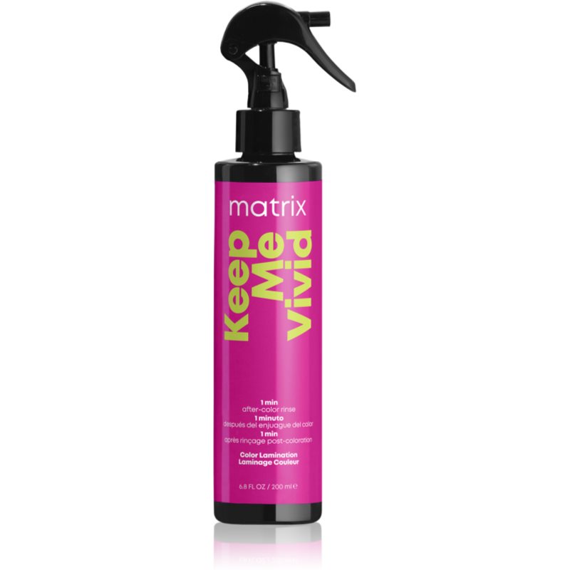 Matrix Keep Me Vivid Lamination Spray For Colour-treated Hair 200 Ml