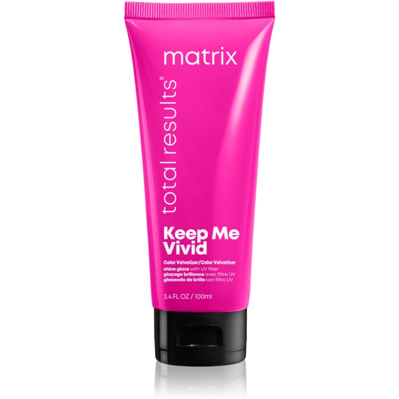 Matrix Total Results Keep Me Vivid Color Velvetizer rychleschnoucí stylingová glazura pro zářivou barvu vlasů s UV filtrem 100 ml