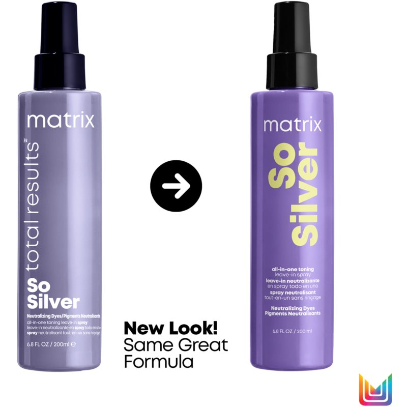 Matrix So Silver Hairspray Neutralising Yellow Tones 200 Ml