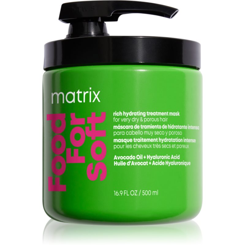 Matrix food for soft intenzív hidratáló maszk hajra 500 ml