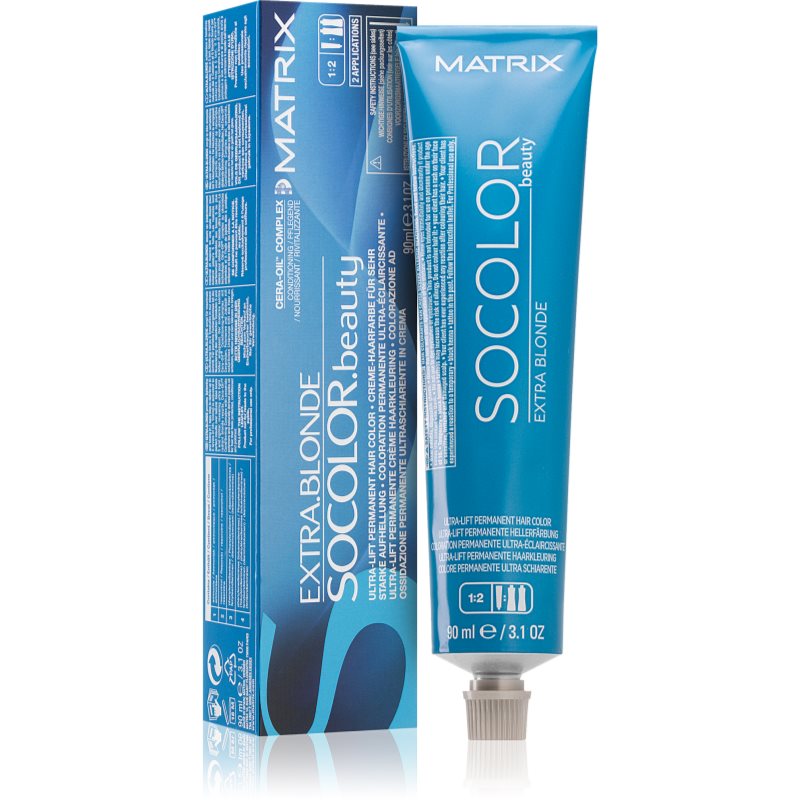 

Matrix SoColor Beauty Extra Blonde фарба-догляд для волосся відтінок .101 (Base 6-8), UL BLD SO, Silver Opal
