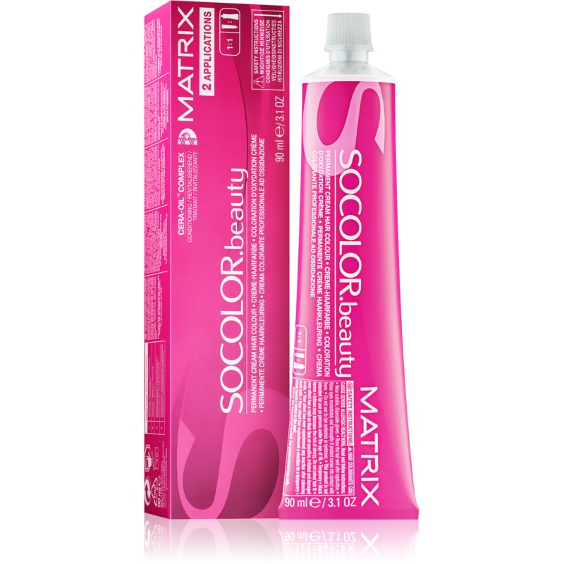 Matrix SoColor Beauty plaukų spalvos apsaugos priemonė atspalvis 7W (Medium Blonde Warm) 90 ml