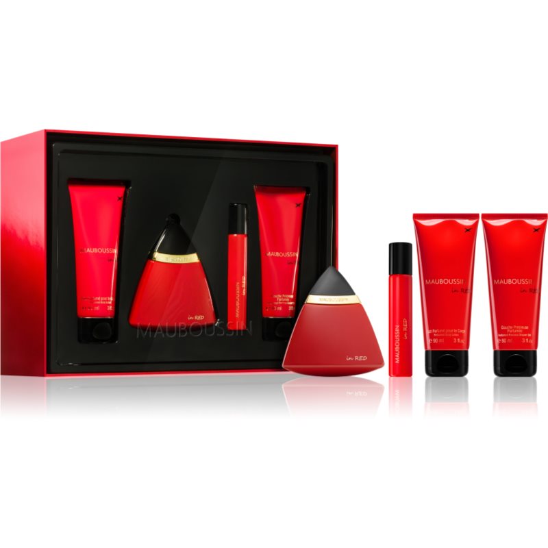 Mauboussin In Red gift set for women
