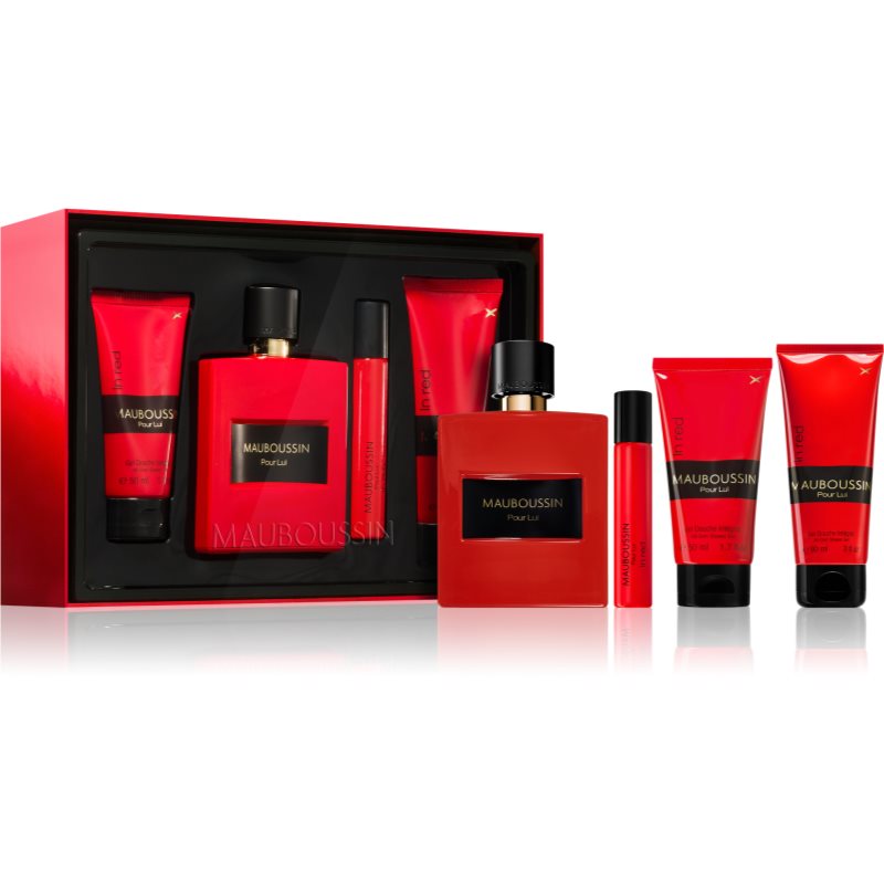 Mauboussin Pour Lui In Red Gift Set For Men